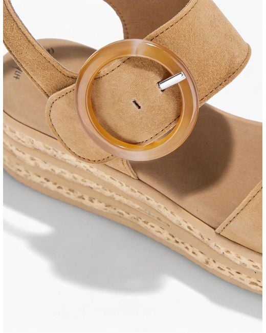Gabor White Andre Ankle Strap Sandals