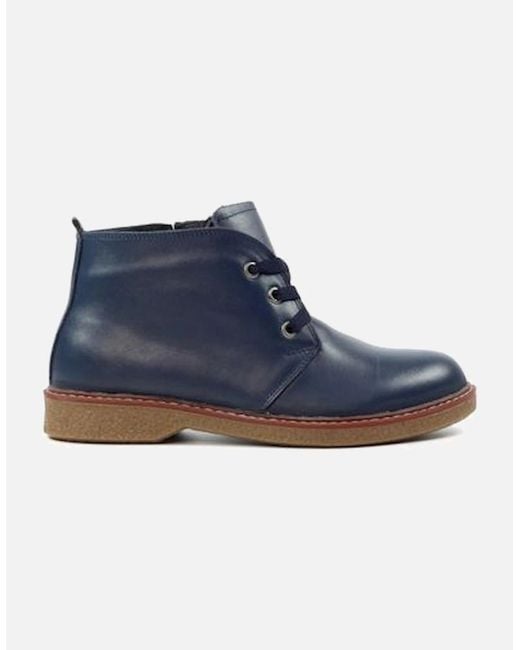 Lunar Blue Claire Ii Leather Boot Glr014