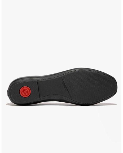 Fitflop Black Delicato Bow Ballet Flats