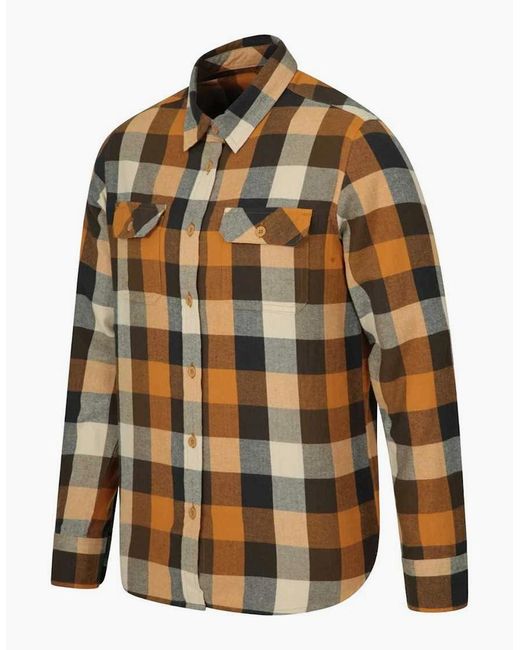 Mountain Warehouse Multicolor Trace Flannel Long-Sleeved Shirt for men