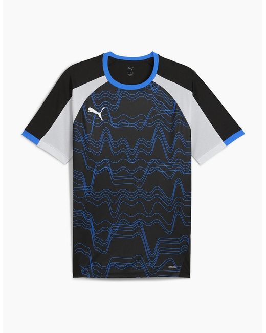 PUMA Blue Individualliga Graphic Jersey T-Shirt for men