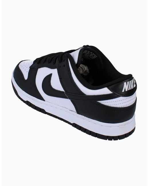 Nike Black Dunk Low Retro Trainers Dd1391 100 for men