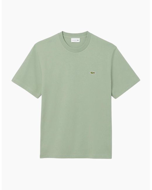 Lacoste Natural Th7318 Classic Fit Cotton T-Shirt for men