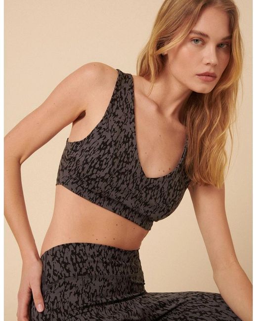 Nobody's Child Black Sports Bra