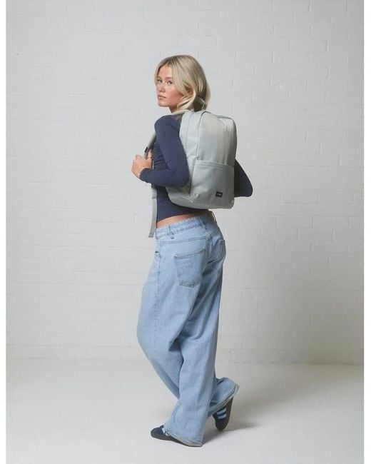 Spiral Gray Monti Backpack With Logo Patch