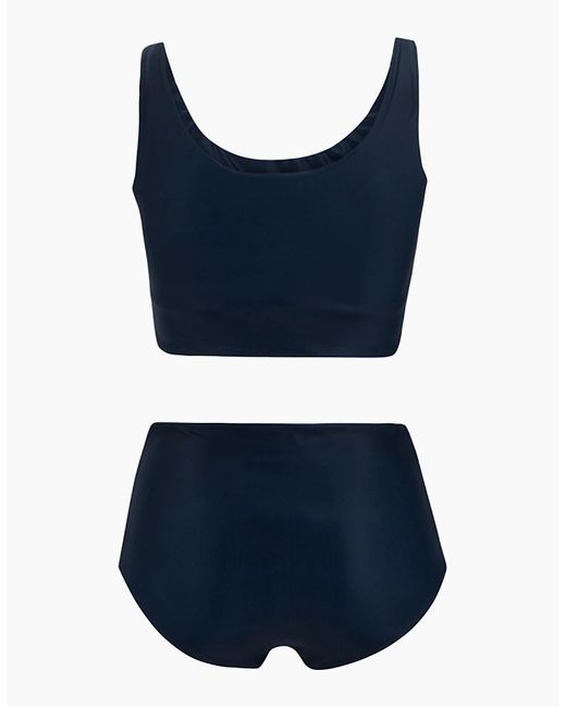 Regatta Blue Ladies Orla Kiely Mini Square Flower Reversible Bikini Set
