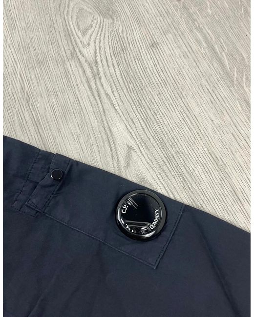 C P Company Blue Zip Overshirt for men