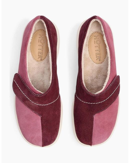 Hotter Pink Wrap Slippers
