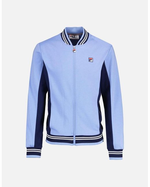 Fila Blue Settanta Baseball Track Top Jacket Vista for men