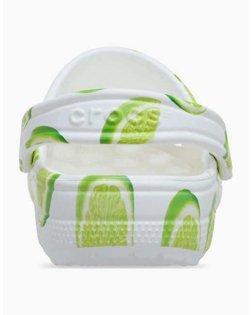 CROCSTM Green Classic Graphic Eva Lime Standard Clogs