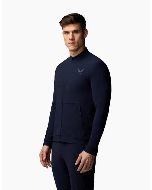 Castore Blue Tech Training Track Jackets for men