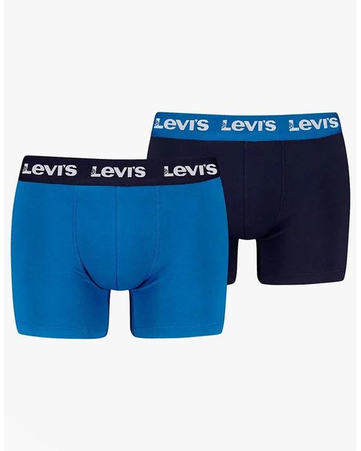 Levi's Blue Levi's Repeat Logo 2 Pack Trunks Combo for men