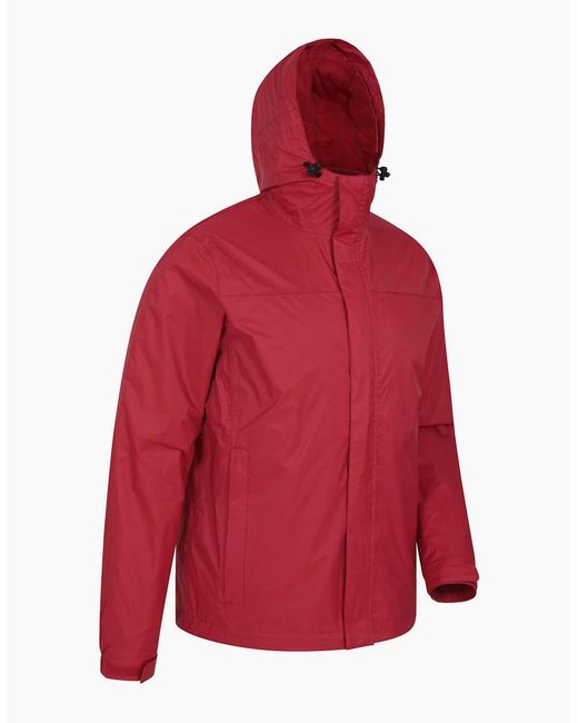 Mountain Warehouse Red Torrent Waterproof Jacket for men