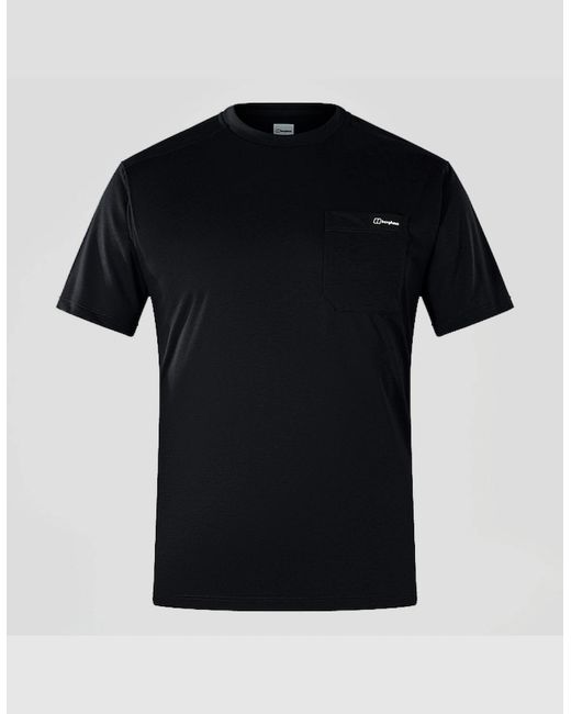 Berghaus Black Relaxed Tech Tee for men