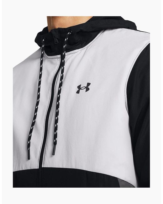 Under Armour Black Legacy Lightweight Windproof Windbreaker for men