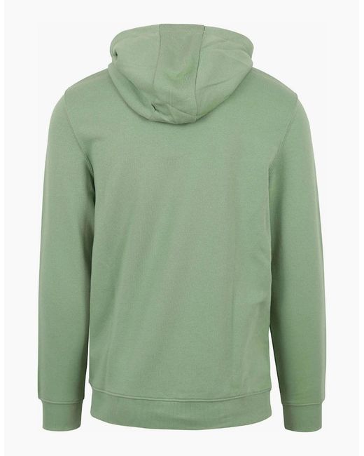 Lyle & Scott Green Lyle & Scott Branded Glencoe Pull-Over Hoodie for men