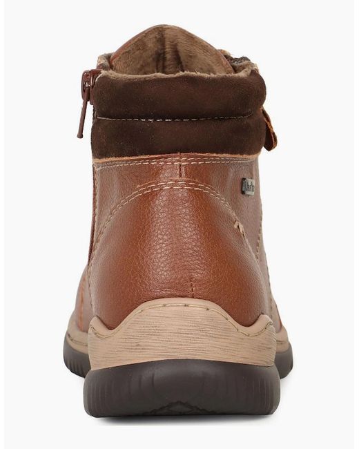 Softline Brown Dovedale Ankle Boots