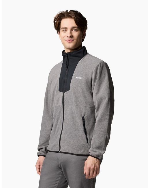 Columbia Gray Sequoia Grove Full Zip Fleece Jacket for men
