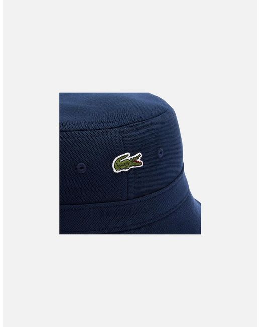 Lacoste Blue Bucket Hat for men