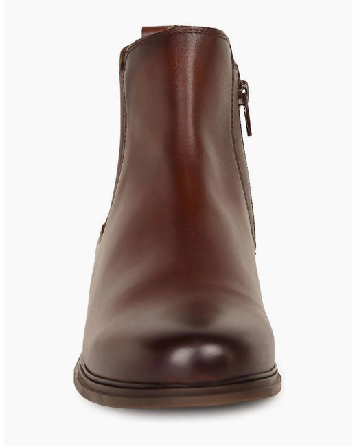 Gabor Brown Hustle Ankle Boots
