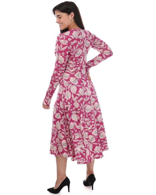 Ted Baker Pink Aloria Skimming Midi Dress
