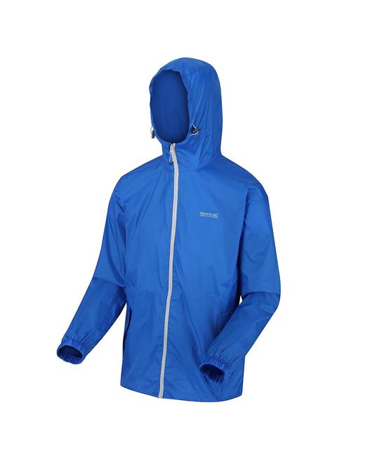 Regatta Blue Pack It Iii Waterproof Jacket for men