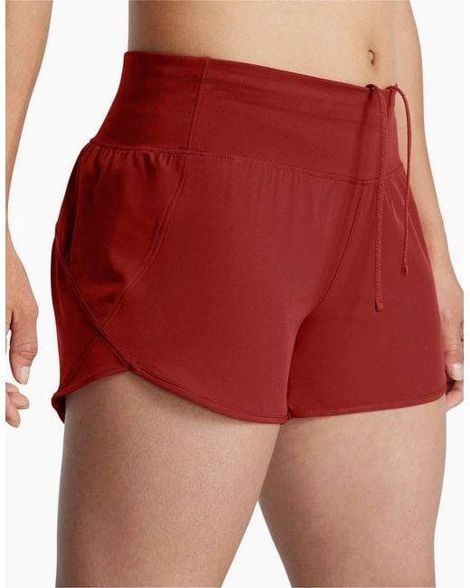 Under Armour Red Launch Pro 3 Running Shorts With Elasticated Waistband