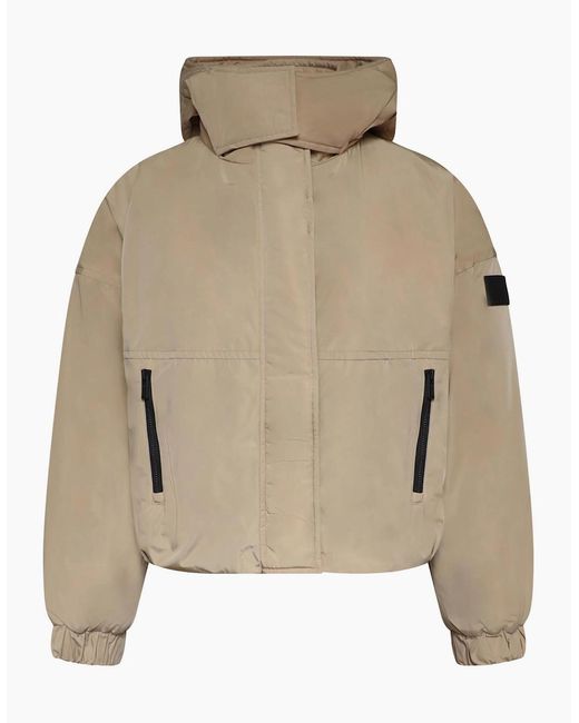 DKNY Natural Hooded Os Jacket