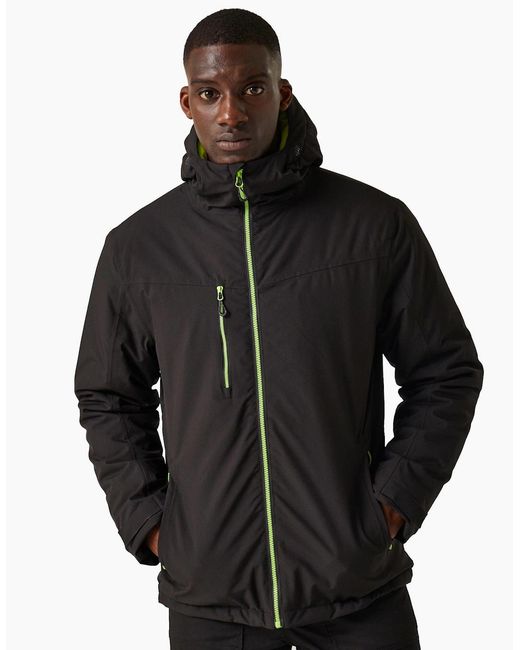 Regatta Black Professional Insulated Waterproof Jacket for men