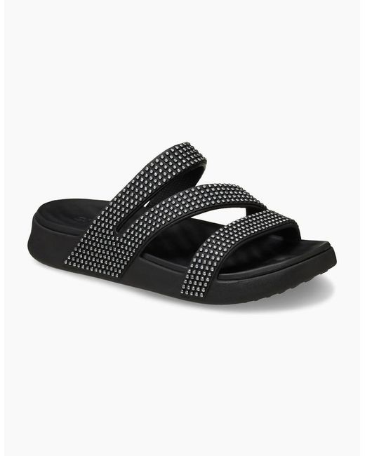 CROCSTM Black Getaway Strappy Eva Sandals