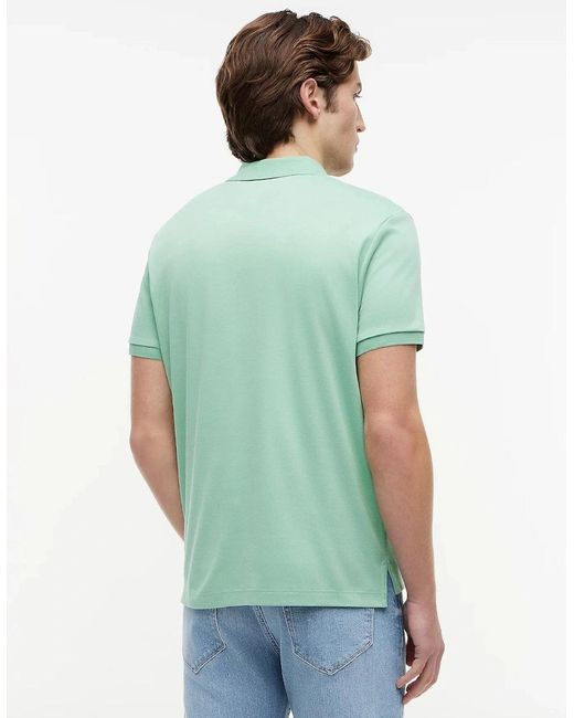Tommy Hilfiger Green Liquid Cotton Reg Polo L1A Cut Grass for men