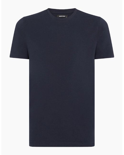 Remus Uomo Blue Crew Neck T-Shirt S1-26 78 for men