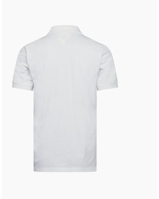 Levi's White Levi's Slim Housemark Polo Bright Whi for men