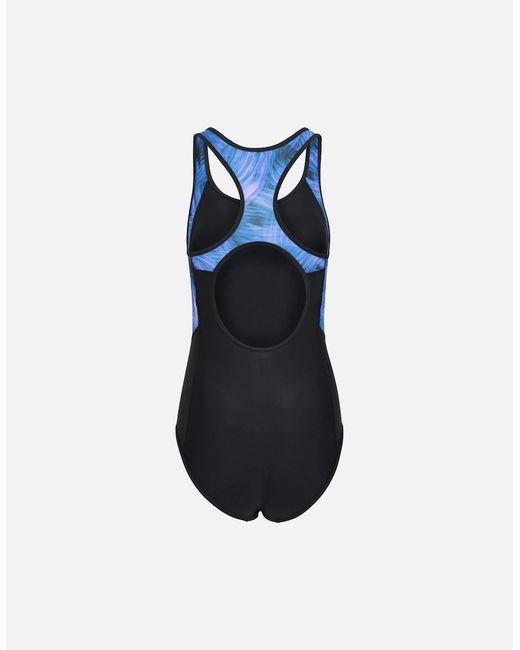 Mountain Warehouse Blue Ladies Take The Plunge Printed One Piece Swimsuit
