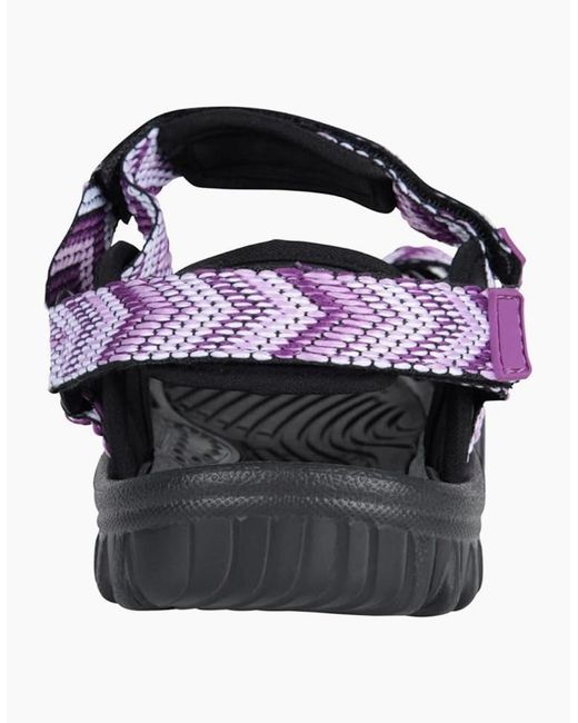 Mountain Warehouse Blue Ladies Cyprus Chevron Sandals