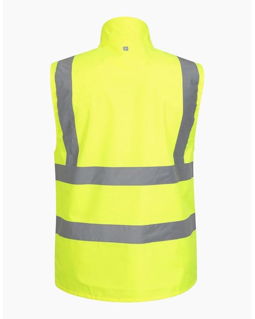 Mountain Warehouse Yellow Adult Waterproof Work Hi-Vis Vest