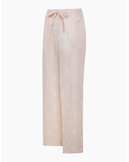 Ted Baker Pink Peggy Collared Neck Long Sleeve Pyjama Set