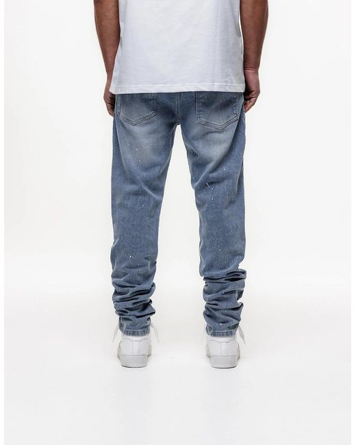 Magrit Blue Marine Slim Jeans for men