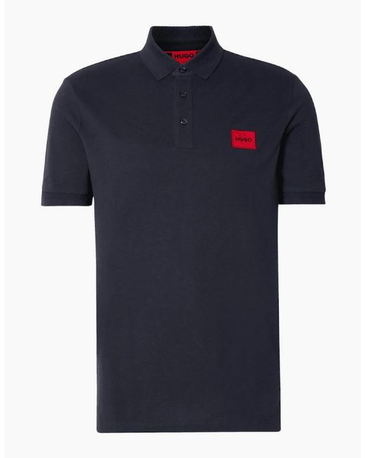 Boss Blue Hugo Deroso222 Slim Fit Polo Shirt for men