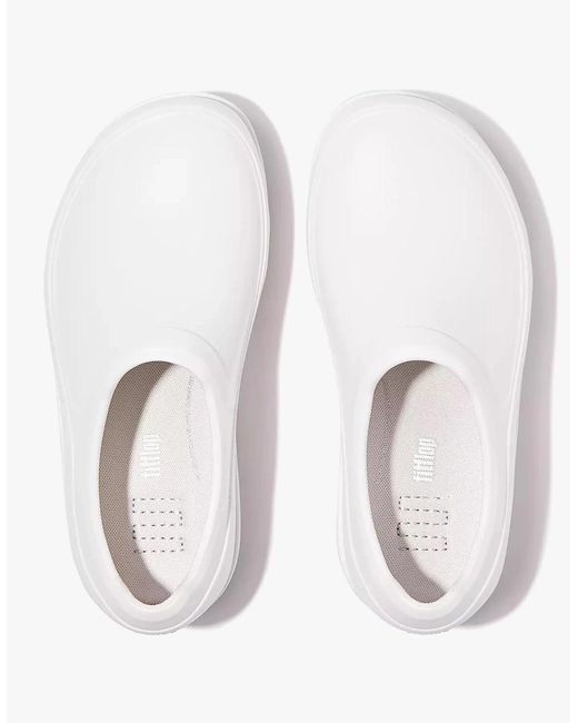 Fitflop White Work High-Performace Clogs Urban