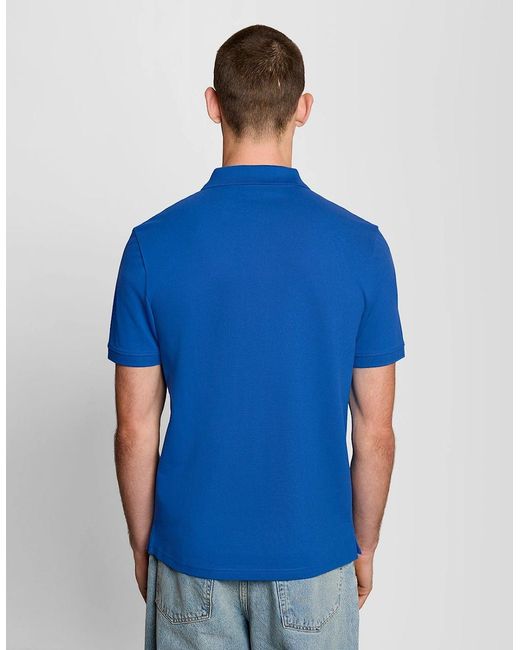 Lyle & Scott Blue Cotton Polo Shirt for men