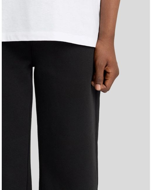 Lyle & Scott White Straight Leg Cotton Track Pants for men