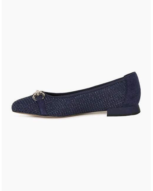 Caprice Blue Tour Ballet Pumps