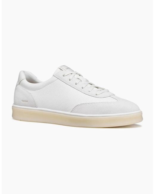 Geox White U Spherica Actif X4 Trainers for men