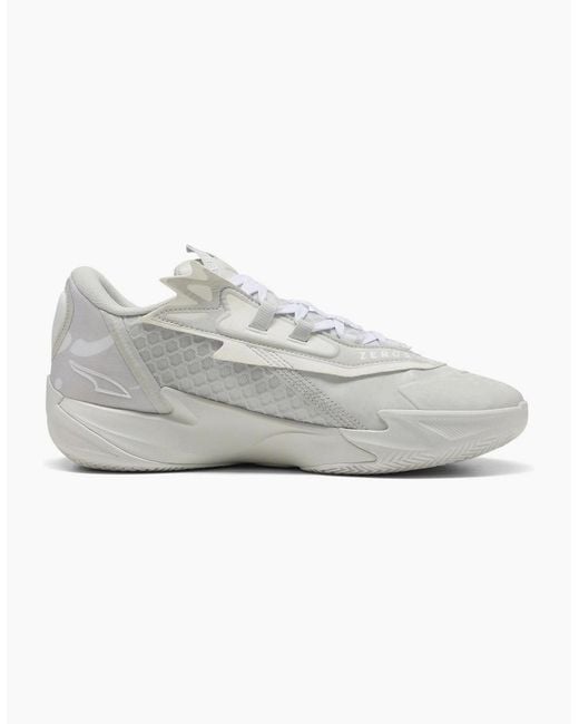PUMA Gray Scoot Zeros Ii Basketball Trainers for men