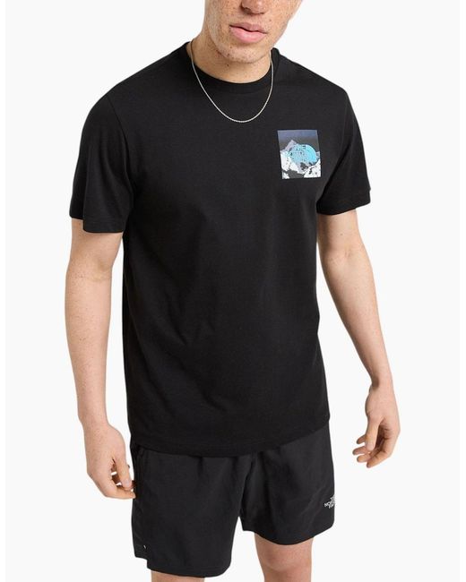 The North Face Black Energy Graphic T-Shirts Crew Neck Short Sleeve Soft Cotton Tee for men