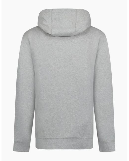 Burberry Gray Hove Check Hoodie for men