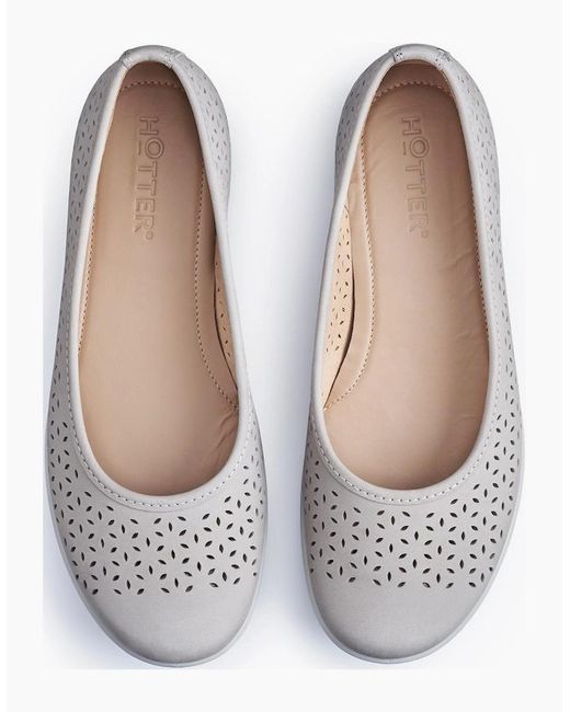 Hotter Gray Livvy Ii Pumps