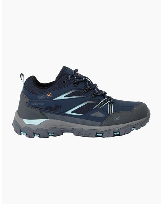 Regatta Blue Ladies Holcombe Iii Low Walking Shoes