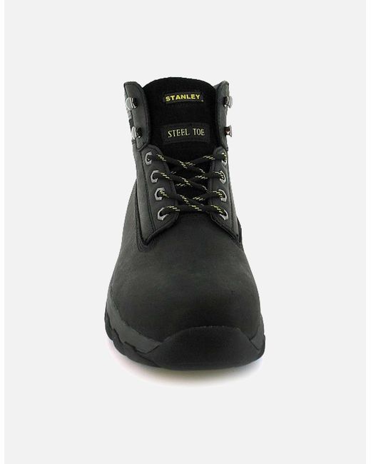 Stanley Black Safety Boots Hartford Leather Lace Up Uk Size for men